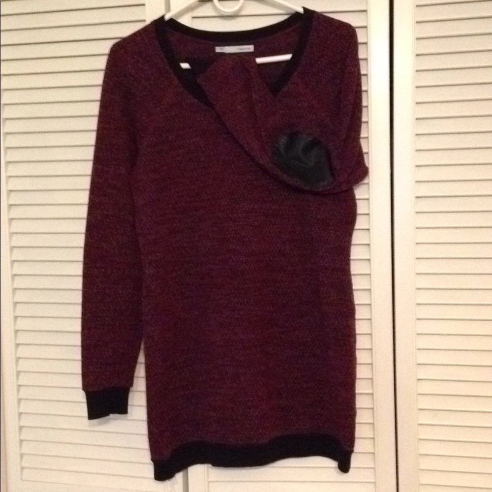 Maurices long sweater/dress with elbow patches